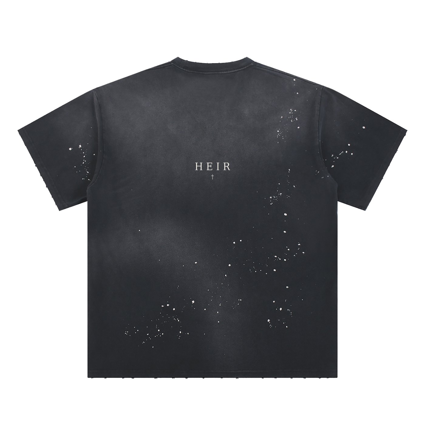 Cross Frayed Sunfade Tee