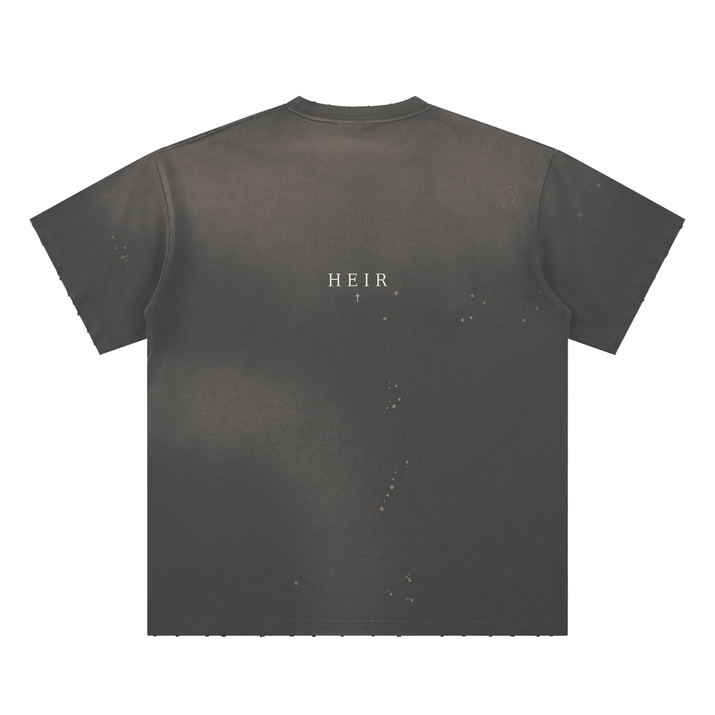 Cross Frayed Sunfade Tee