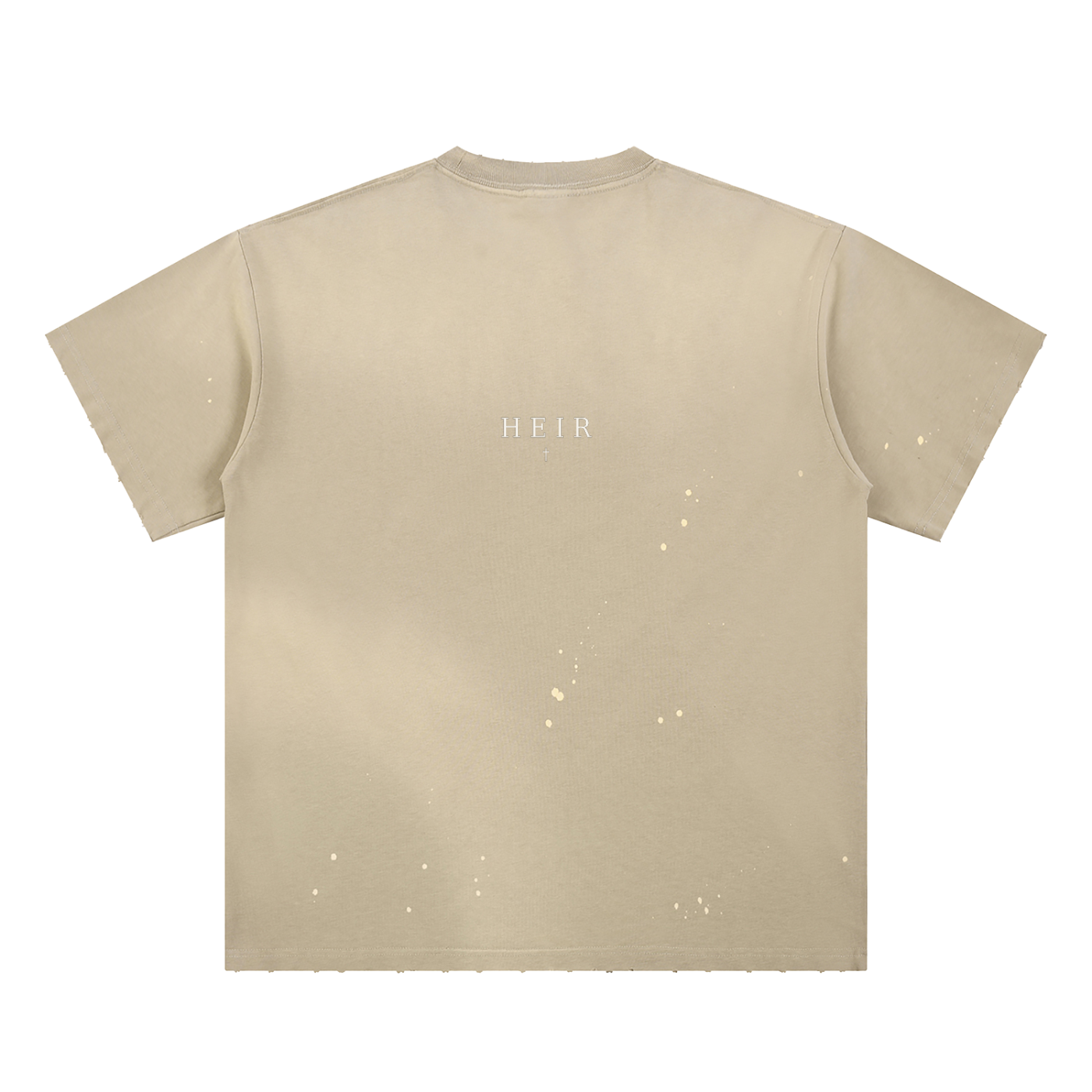 Cross Frayed Sunfade Tee